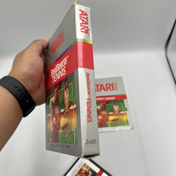RealSports Tennis - Atari 2600 - Box, Manual, Cartridge - Picture 8 of 11